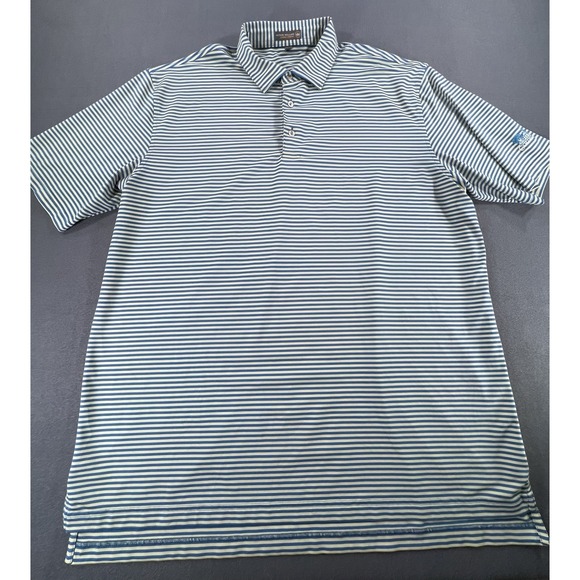 Peter Millar Other - Peter Millar Summer Comfort Short Sleeve Colonial Golf Polo Stripe Shirt Men XL